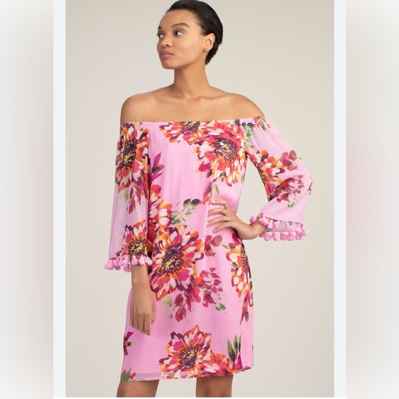 Trina Turk Amaris Dress In Desert Bloom M - Picture 1 of 9